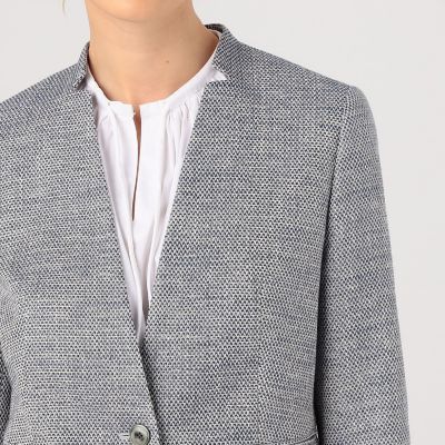 テープストレッチ　キザミカラージャケット