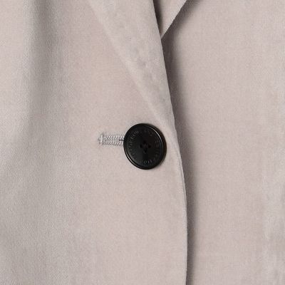 ベッチンシャンブレー　ノッチドカラージャケット