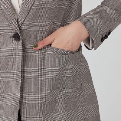 ウーステッドラメ　シングル１Ｂジャケット