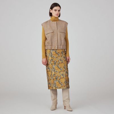 トゥモローランドコレクション　ロービングツイード ジレブルゾン ロービングツイード ジレブルゾン | maison TOMORROWLAND/メゾン