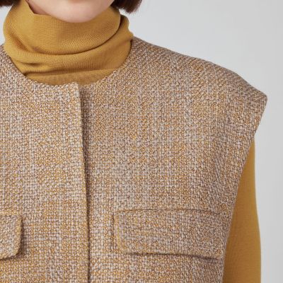 ロービングツイード ジレブルゾン | maison TOMORROWLAND/メゾン