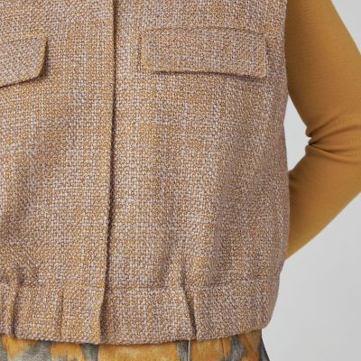 トゥモローランドコレクション　ロービングツイード ジレブルゾン ロービングツイード ジレブルゾン | maison TOMORROWLAND/メゾン