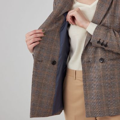 シックブルー　ダブルブレストジャケット