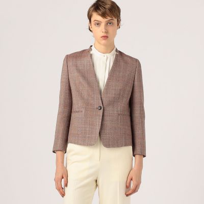 TOMORROWLAND メランジウィンドゥ キザミカラージャケット メランジウィンドウペン キザミカラージャケット | maison