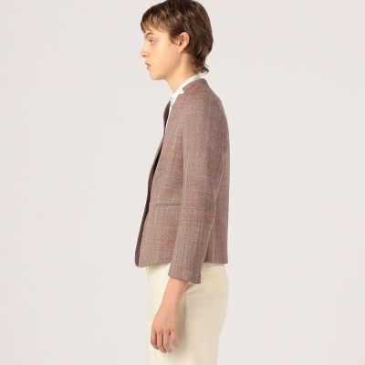 メランジウィンドウペン キザミカラージャケット | maison  