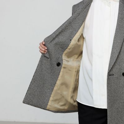 シックシェファード ダブルブレストジャケット | maison