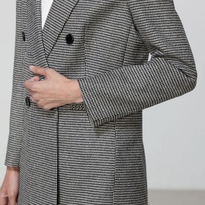 シックシェファード ダブルブレストジャケット | maison