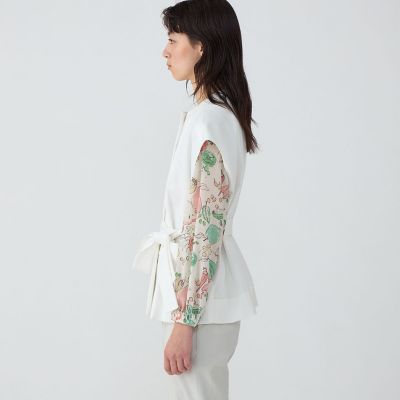 【TOMORROWLAND collection】コットンカツラギ ベルテッドジレ TOMORROWLAND collection 【TOMORROWLAND collection】コットン