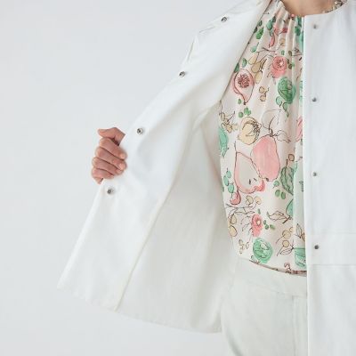 【TOMORROWLAND collection】コットンカツラギ ベルテッドジレ TOMORROWLAND collection 【TOMORROWLAND collection】コットン