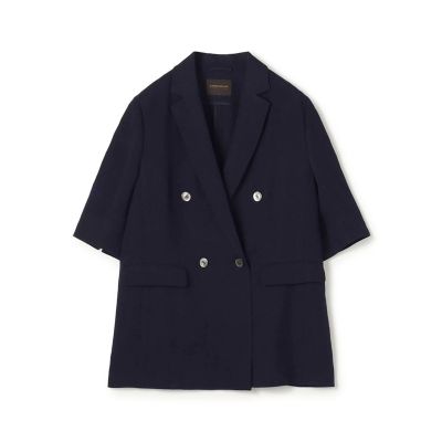 レーヨンリネンオックス ハーフスリーブジャケット | maison
