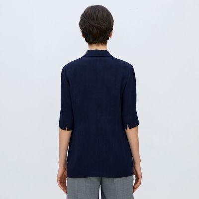 レーヨンリネンオックス ハーフスリーブジャケット | maison