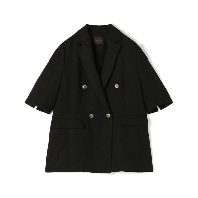 maison TOMORROWLAND/メゾン トゥモローランド 【予約商品６月下旬以降順次お届け】レーヨンリネンオックス　ハーフスリーブジャケット