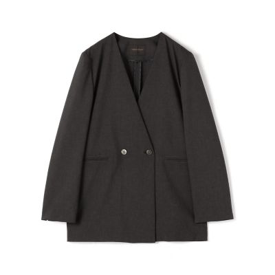 ＜maison TOMORROWLAND＞【予約商品７月中旬以降順次お届け】エクストラファインポリエステルトロピカル　Ｖカラージャケット