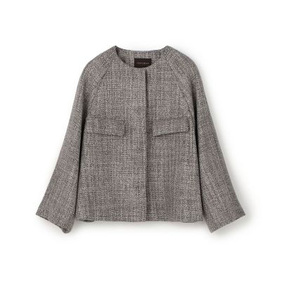 ＜maison TOMORROWLAND＞ロービングツイード　Ａラインジャケット