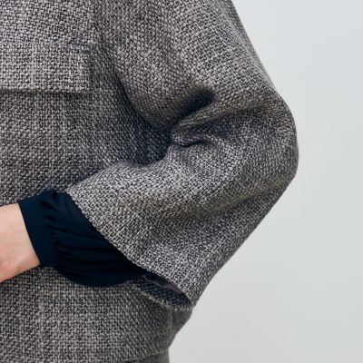 ロービングツイード Aラインジャケット | maison TOMORROWLAND/メゾン