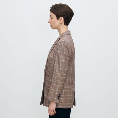 バーガンディウィンドウ ダブルブレストジャケット | maison