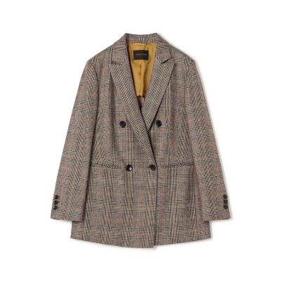 ＜maison TOMORROWLAND＞【予約商品１１月下旬以降順次お届け】シックバーガンディー　ダブルブレストジャケット