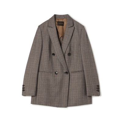 ＜maison TOMORROWLAND＞ＺＥＬＡＮＤＥＲ　ＧＬＥＮ　ＣＨＥＣＫ　ダブルブレストジャケット