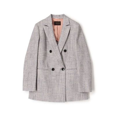 ＜maison TOMORROWLAND＞ラメツイード　ダブルブレストジャケット