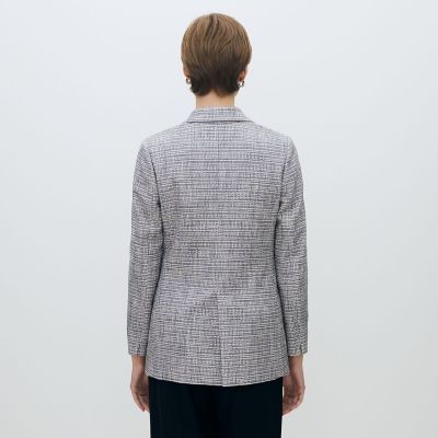 ラメツイード ダブルブレストジャケット | maison TOMORROWLAND/メゾン