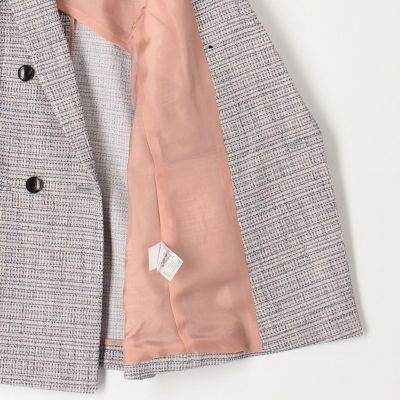 ラメツイード ダブルブレストジャケット | maison TOMORROWLAND/メゾン