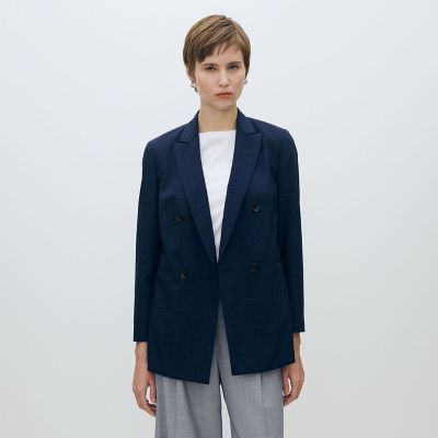 スクーロブルー ダブルブレストジャケット | maison TOMORROWLAND