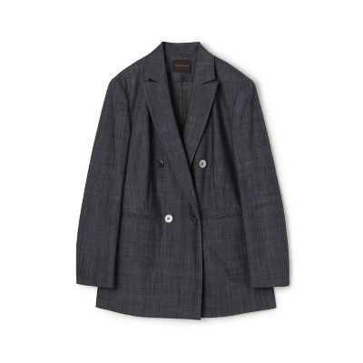 ＜maison TOMORROWLAND＞【送料無料】【予約商品５月上旬以降順次お届け】コンフォートデニム　ダブルブレストジャケット