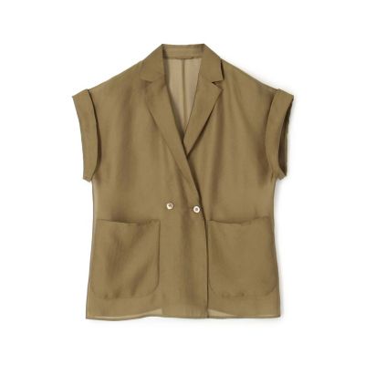 ＜maison TOMORROWLAND＞【送料無料】【予約商品５月中旬以降順次お届け】シアーオーガンジー　フレンチジャケット