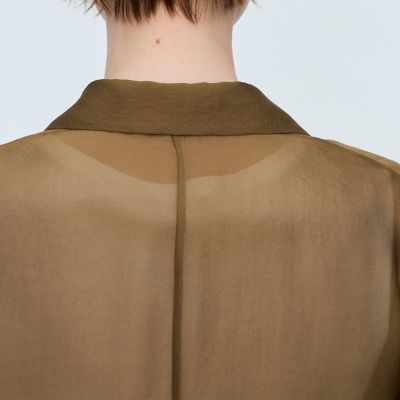 シアーオーガンジー フレンチジャケット | maison TOMORROWLAND/メゾン