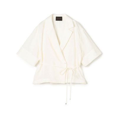 エンフォルド　ROUND VEST(300JS270-0251) アイボリー ROUND VEST（300JS270－0251） | ENFOLD (Women
