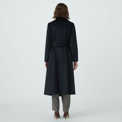 semoh セモー belted coat ベルテッドコート カシミア混 - ジャケット 