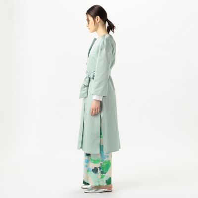 タフタタンブラー　ノーカラーコート
