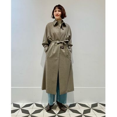 ＜maison TOMORROWLAND＞トレシェファードストレッチ　ベルテッドコート