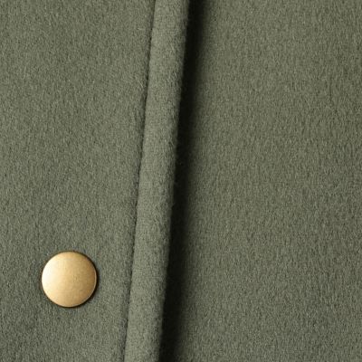 【お値下げ可】スーパーダブルフェイス ノーカラーコート スーパーダブルフェイス ノーカラーコート | maison