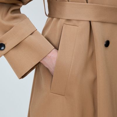 カバートクロス スタンドカラーコート | maison TOMORROWLAND/メゾン