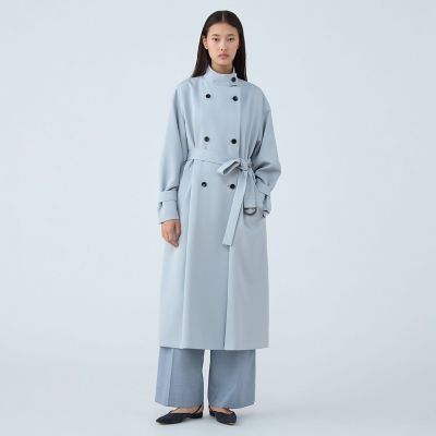 カバートクロス スタンドカラーコート | maison TOMORROWLAND/メゾン