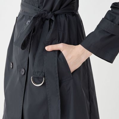ナイロンタフタ　ソフトトレンチコート