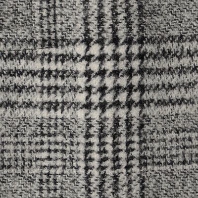 ウールカシミヤグレンチェック ショートコート | maison