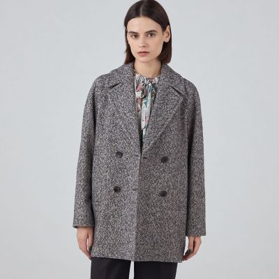 TOMORROWLAND 2024AW ファンシーダイヤゴナル ショートコート 送料無料】ファンシーダイヤゴナル ショートコート | maison