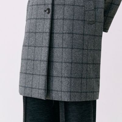 予約商品11月上旬以降順次お届け】ウールカシミヤビーバーグレン