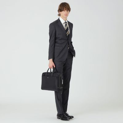 ナイロンコンビカルゼシャドークレストブリッジチェックビジネス