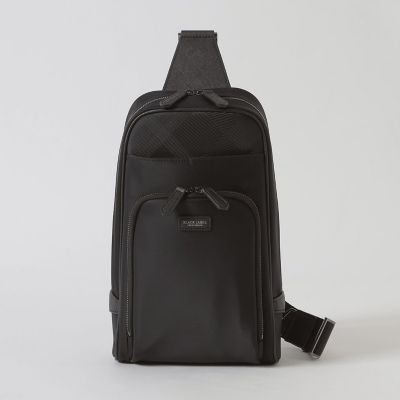 ナイロンコンビカルゼシャドークレストブリッジチェックビジネスボディ
