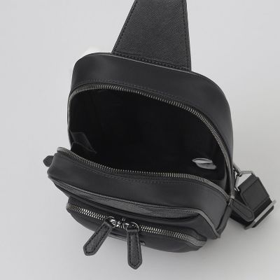ナイロンコンビカルゼシャドークレストブリッジチェックビジネスボディ