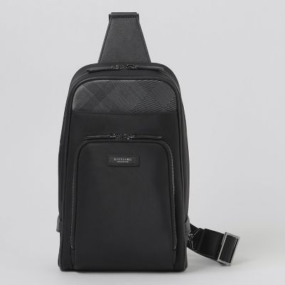 ナイロンコンビカルゼシャドークレストブリッジチェックビジネスボディ