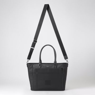 LIMONTAシャドークレストブリッジチェックビジネストート