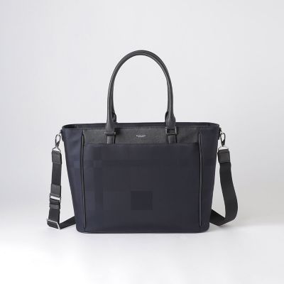 LIMONTAシャドークレストブリッジチェックビジネストート