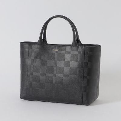 ＜BLACK LABEL CRESTBRIDGE (Men)＞エンボスチェックドライビングトート