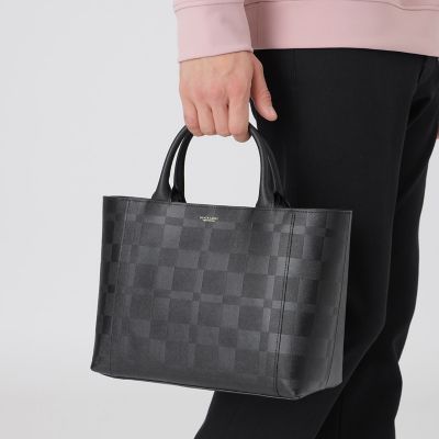 エンボスチェックドライビングトート | BLACK LABEL CRESTBRIDGE (Men