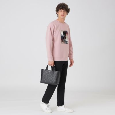 エンボスチェックドライビングトート | BLACK LABEL CRESTBRIDGE (Men