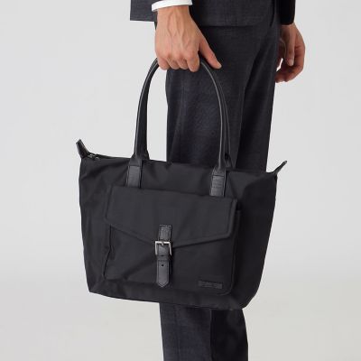 シャドークレストブリッジチェックトートバッグ | BLACK LABEL